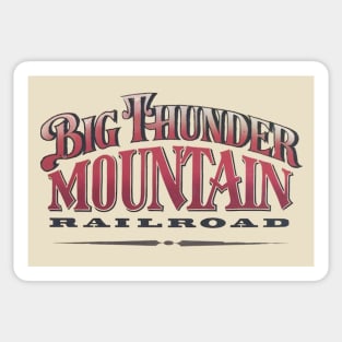 Big Thunder Mountain Railroad Sticker